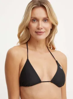 adidas Originals sutien de baie Adicolor culoarea negru, cupa moale, IV8315