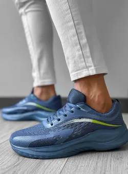 Adidasi barbati casual albastri 921 T55-3