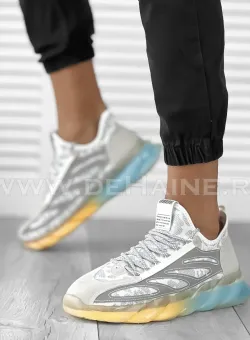 Adidasi barbati casual gri F12 N10-1