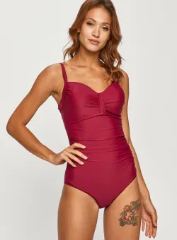 Aqua Speed costum de baie dintr-o bucată Olivia culoarea violet, cupa rigidizata