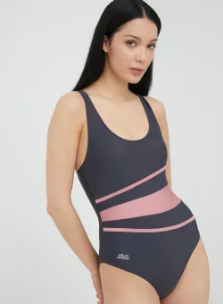 Aqua Speed costum de baie dintr-o bucată Stella culoarea albastru marin, cupa usor rigidizata