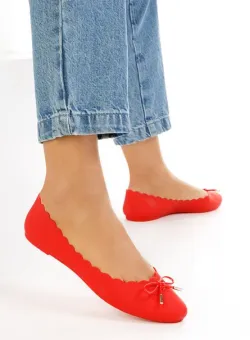 Balerini din cauciuc Duet rosii