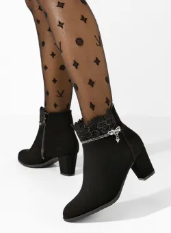 Botine elegante Cardinala V2 negre