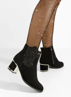 Botine elegante Kalena negre