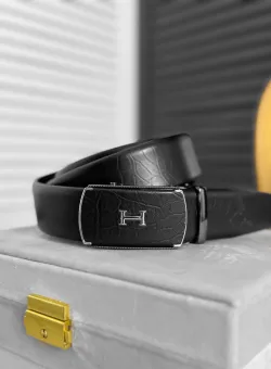 Curea barbati neagra piele naturala 11888