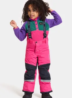 Didriksons pantaloni de schi pentru copii IDRE KIDS PANTS culoarea roz