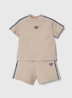 Emporio Armani compleu bebe culoarea bej