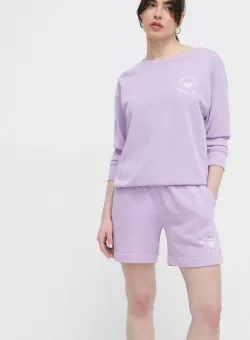 Emporio Armani Underwear pantaloni scurti de plaja culoarea violet