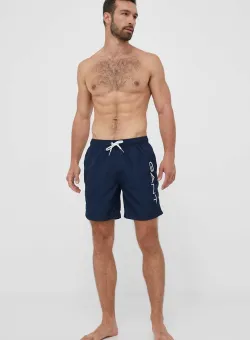 Gant pantaloni scurti de baie culoarea albastru marin