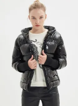 Geaca dama neagra Yvonne