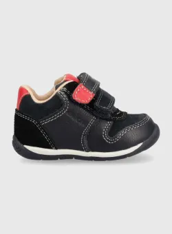 Geox pantofi copii Each Boy culoarea albastru marin