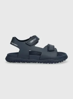 Geox sandale copii SANDAL FUSBETTO culoarea albastru marin
