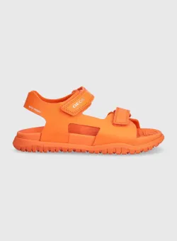 Geox sandale copii SANDAL FUSBETTO culoarea portocaliu
