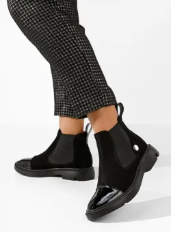 Ghete chelsea dama Lamira V2 negre