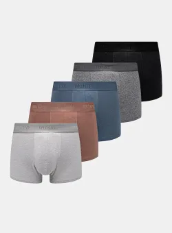 Hollister Co. boxeri 5-pack barbati, culoarea bej, KI314-4015