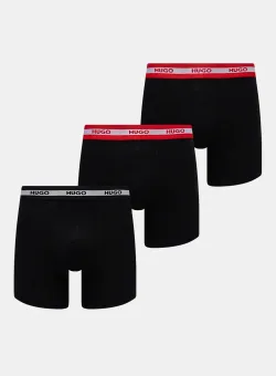 HUGO boxeri 3-pack barbati, culoarea negru, 50520475