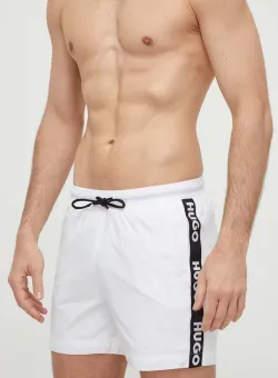 HUGO pantaloni scurți de baie culoarea alb 50500973