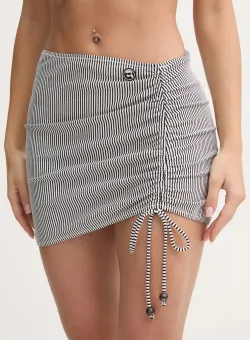 Karl Lagerfeld fustă de plajă culoarea alb, A1W46051