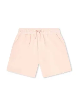Kenzo Kids pantaloni scurți din bumbac pentru copii culoarea roz, neted, talie reglabila