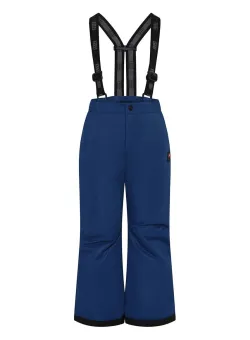 Lego pantaloni de schi pentru copii culoarea albastru marin