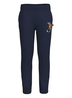 Lego pantaloni de trening pentru copii x Harry Potter culoarea albastru marin, cu imprimeu