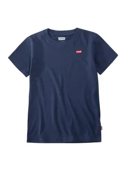 Levi's Tricou copii culoarea albastru marin, material neted