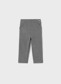 Mayoral pantaloni bebe culoarea gri, neted