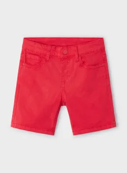 Mayoral pantaloni scurti copii culoarea rosu, talie reglabila