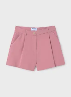Mayoral pantaloni scurti copii culoarea roz, neted
