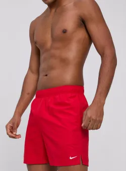 Nike pantaloni scurti de baie culoarea rosu