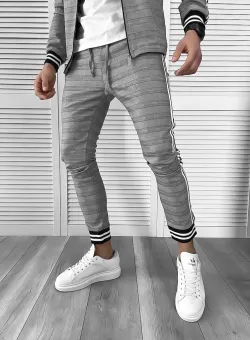 Pantaloni barbati de trening slim fit 10139 D2-1.3