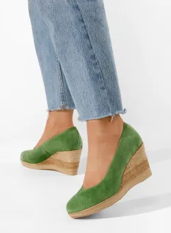 Pantofi dama piele Zola V2 verzi