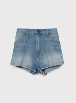 Pepe Jeans pantaloni scurti din denim pentru copii neted, talie reglabila