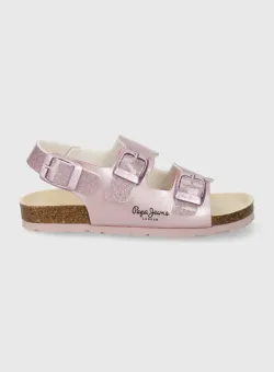 Pepe Jeans sandale copii OBAN BAY GK culoarea roz