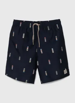 Protest pantaloni scurti de baie copii PRTBITMAP culoarea albastru marin