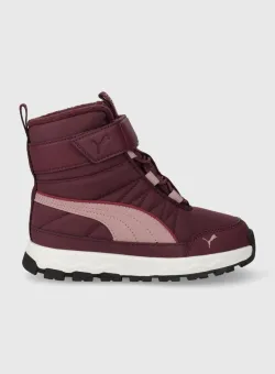 Puma cizme de iarna copii Evolve Boot AC+ PS culoarea rosu