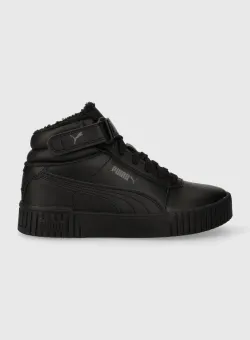 Puma sneakers pentru copii Carina 2.0 Mid WTR Jr culoarea negru