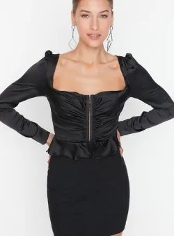 Rochie scurta neagra Navea