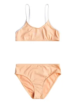 Roxy costum de baie pentru copii din două piese RG STORY culoarea portocaliu