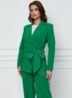 Sacou LaDonna verde petrecut