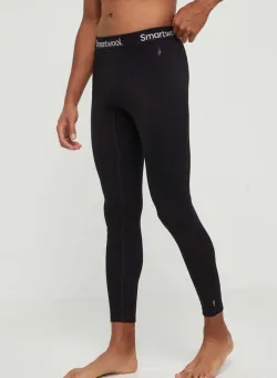 Smartwool jambiere funcționale Classic Thermal Merino culoarea negru