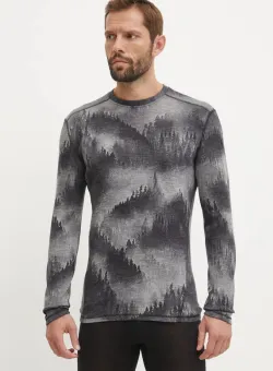 Smartwool longsleeve funcțional Classic Thermal Merino culoarea gri