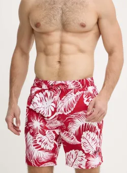 Superdry pantaloni scurti de baie culoarea rosu, M3010232A-2BV