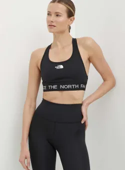 The North Face sutien sport culoarea negru, NF0A87JXJK31