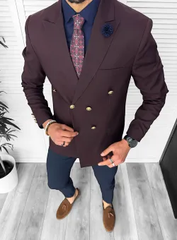 Tinuta barbati smart casual Pantaloni + Sacou + Batista 11871