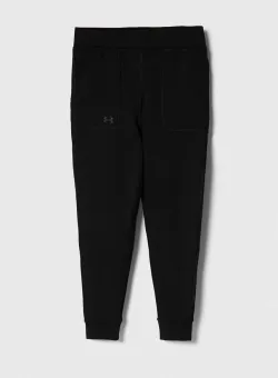 Under Armour pantaloni de trening pentru copii Motion culoarea negru, neted