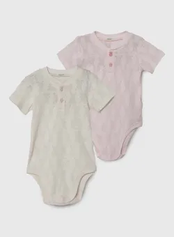 United Colors of Benetton body din bumbac pentru bebelusi 2-pack