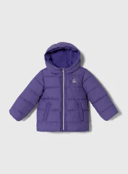 United Colors of Benetton geaca copii culoarea violet