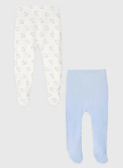 United Colors of Benetton salopete din bumbac pentru bebeluși 2-pack