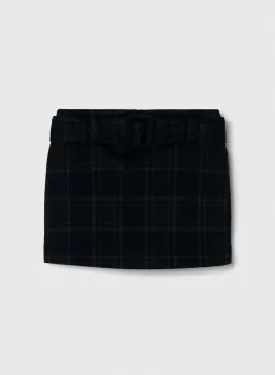 Abercrombie & Fitch fusta fete culoarea verde, mini, evazati